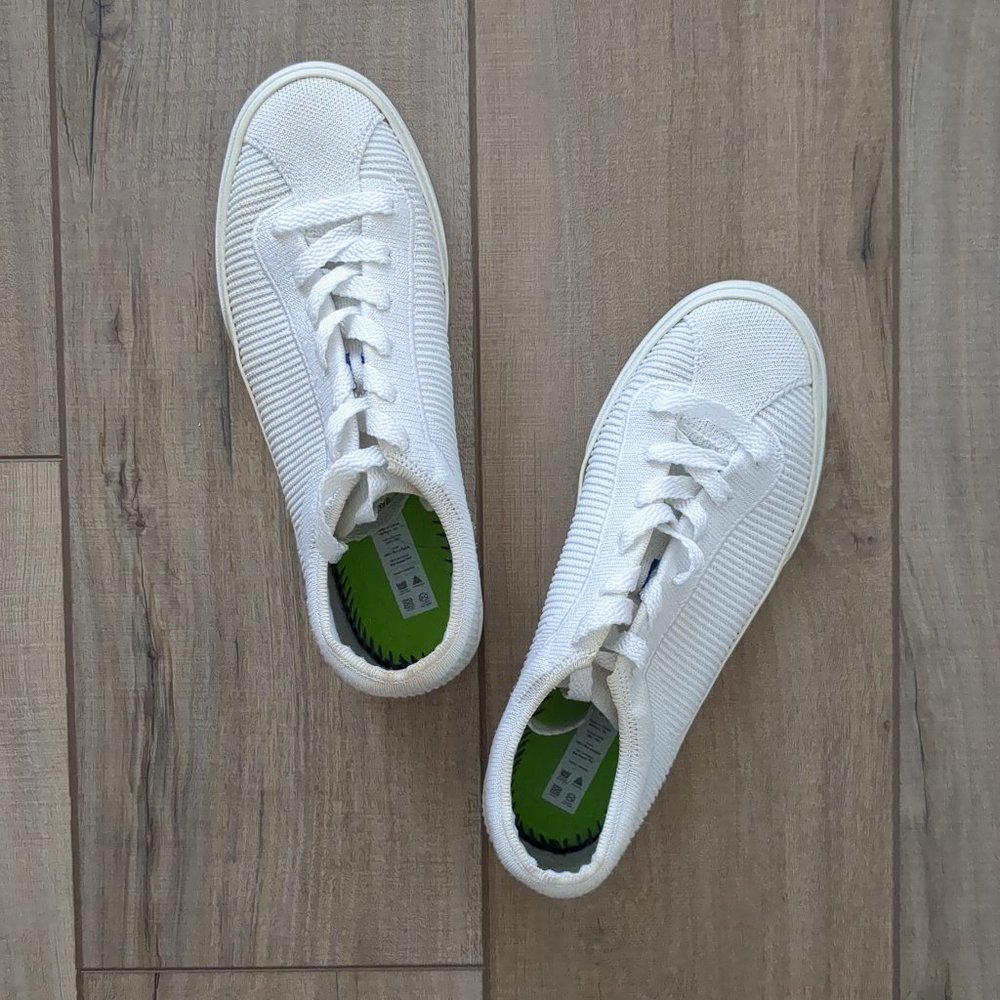 ROTHYS White The Lace Up Sneaker Classic Size 8